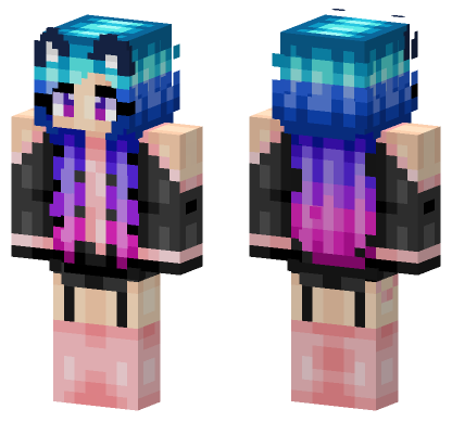 Girls Rule 4714844 Minecraft Bedrock skin