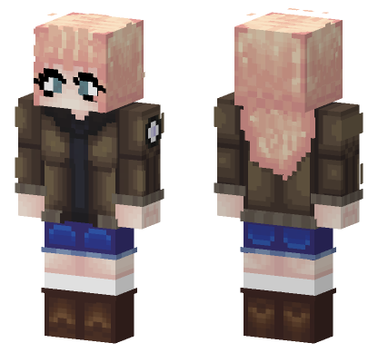 Girls Und Panzer Kay Gup Minecraft Bedrock skin