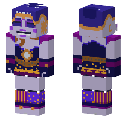 Glamrock Ballora 2 Minecraft Bedrock skin