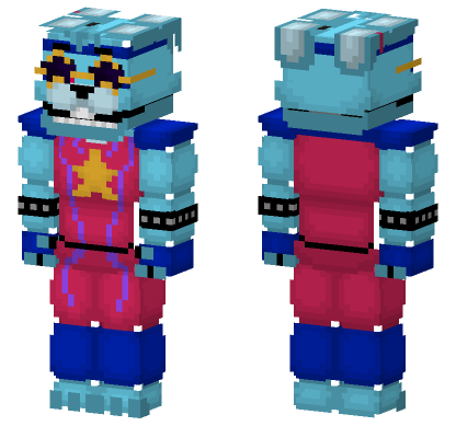 Glamrock Bonnie Minecraft Bedrock skin