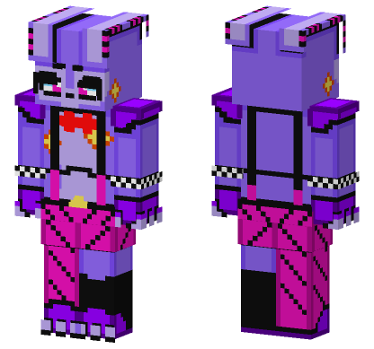 Glamrock Bonnie 5600946 Minecraft Bedrock skin