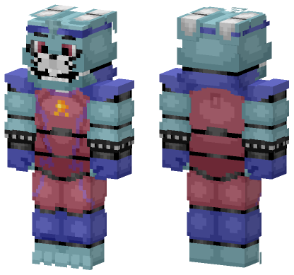 Glamrock Bonnie Five Nights At Freddy's Minecraft Bedrock skin