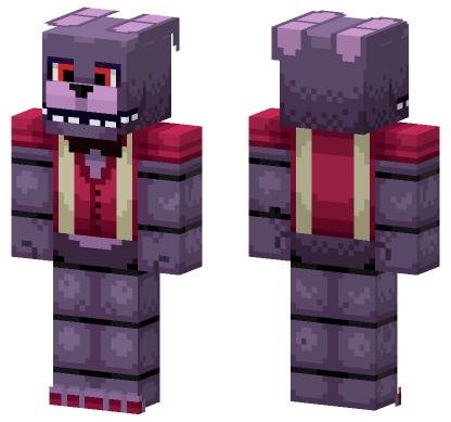 Glamrock Bonnie Skin Minecraft Bedrock skin
