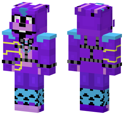Glamrock Bonnie Skin Minecraft Bedrock skin