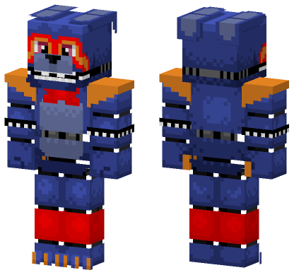 Glamrock Bonnie Skin Minecraft Bedrock skin