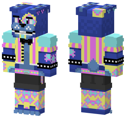 Glamrock Bonnie With Pants Minecraft Bedrock skin