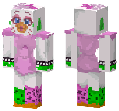 Glamrock Chica Security Breach Minecraft Bedrock skin