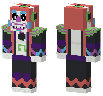 Glamrock DJ Music Man Minecraft Bedrock skin