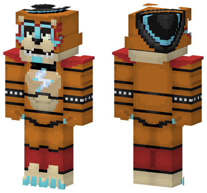 Glamrock Freddy Minecraft Bedrock skin