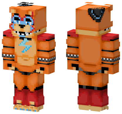 Glamrock Freddy Skin Minecraft Bedrock skin