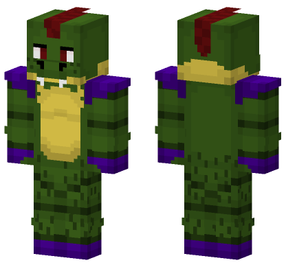 Glamrock Monty Gator Jesterverse Minecraft Bedrock skin
