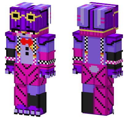 Glamtime Bonnie Minecraft Bedrock skin