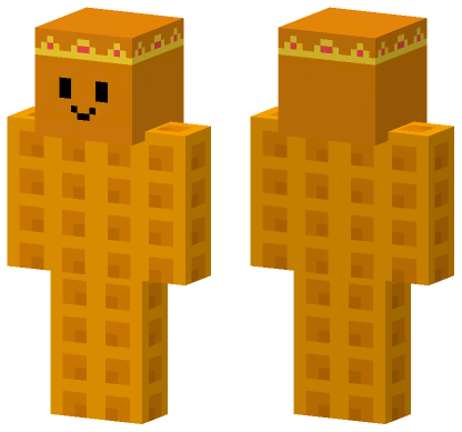 Glepto The Waffle Boy Minecraft Bedrock skin