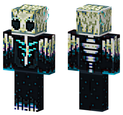 Glitch Hollow Warden Minecraft Bedrock skin