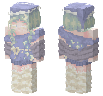 Glitched Of Beauty Minecraft Bedrock skin