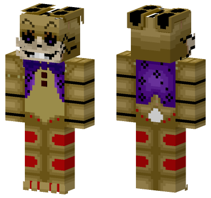 Glitchtrap EXE Minecraft Bedrock skin