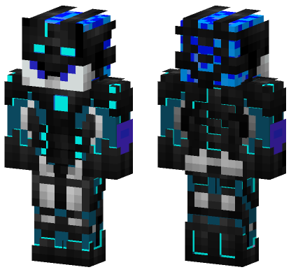 Glow Bot Minecraft Bedrock skin