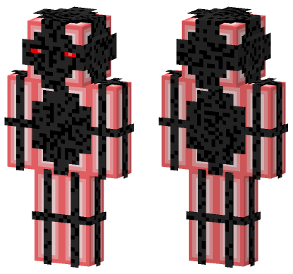 Glowing Enderman With Moving Eyes Minecraft Bedrock skin
