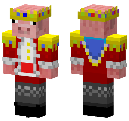 Goated Pig Minecraft Bedrock skin