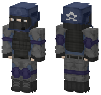 GOC Soldier Global Occult Coalition Minecraft Bedrock skin