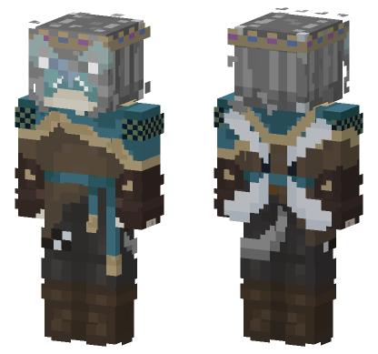 God Neko Upscaled V2 Minecraft Bedrock skin