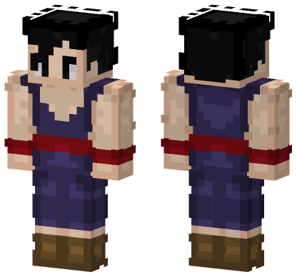 Gohan Dragon Ball Minecraft Bedrock skin