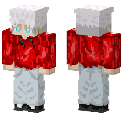 Gojo S Casual Clothes Minecraft Bedrock skin