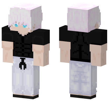 Gojo Vs Sukuna Skin Minecraft Bedrock skin