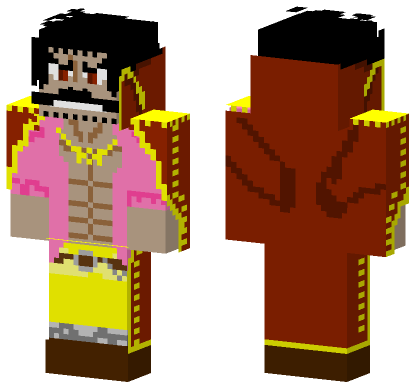 Gol D Roger HD Minecraft Bedrock skin
