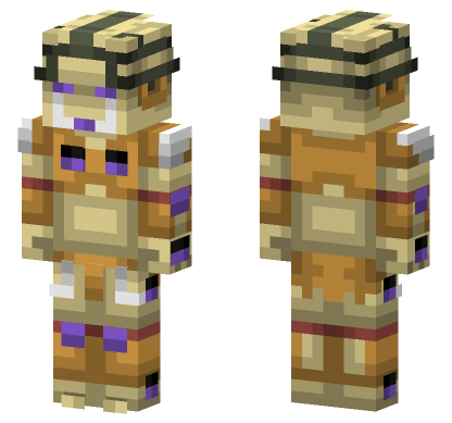 Gold Experience Minecraft Bedrock skin