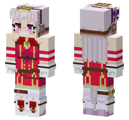 Gold Ship Umamusume Pretty Derby Minecraft Bedrock skin