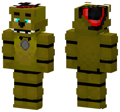 Golden Freddy 4754994 Minecraft Bedrock skin