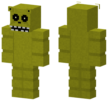 Golden Freddy 6543096 Minecraft Bedrock skin