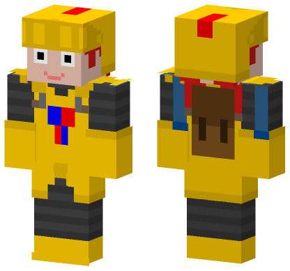 Golden Knight Minecraft Bedrock skin