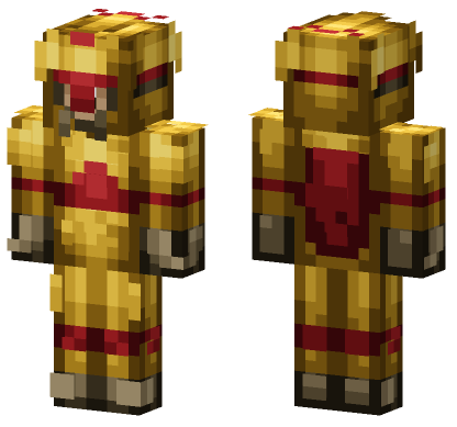 Golden Lord Skin Minecraft Bedrock skin