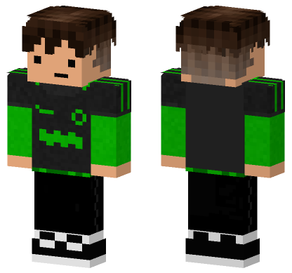 Goldinho27 Green Hoodie Minecraft Bedrock skin
