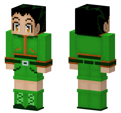Gon Freecss WIP Minecraft Bedrock skin