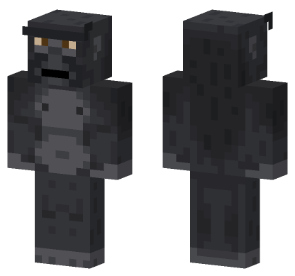 Gorilla Skin Minecraft Bedrock skin