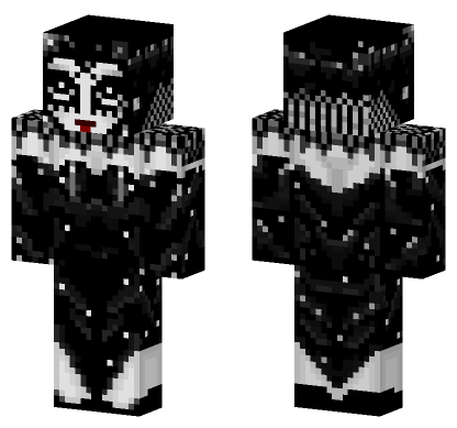 Gothic Clown Girl Minecraft Bedrock skin