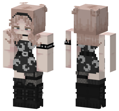 Gothic Regular Minecraft Bedrock skin