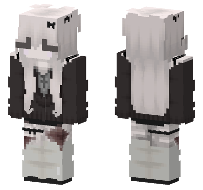 Gothic School Uniform Minecraft Bedrock skin