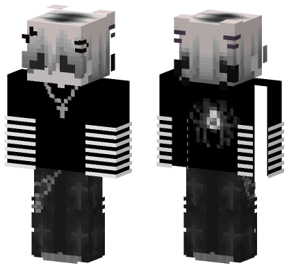 Gothic Spider Girl Minecraft Bedrock skin