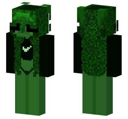 Grass Girl Part 10 Minecraft Bedrock skin