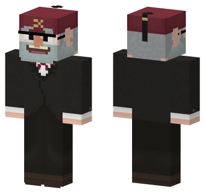 Gravity Falls Stan Pines Minecraft Bedrock skin
