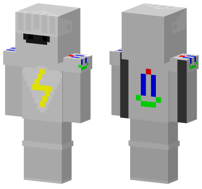 Gray Knight Armor Minecraft Bedrock skin
