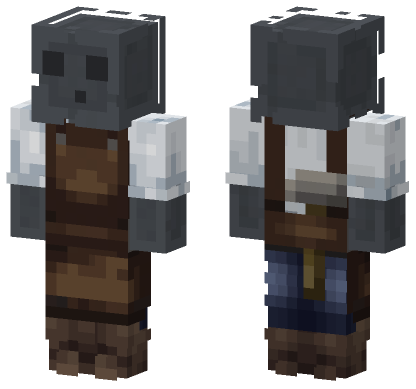 Gray Slime Minecraft Bedrock skin