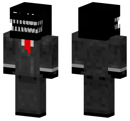 Grayscale Suit Man Minecraft Bedrock skin
