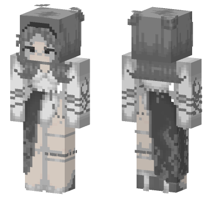 Grayscaled 6259676 Minecraft Bedrock skin