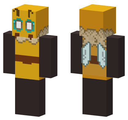 Gredwarth Bee Skin Minecraft Bedrock skin