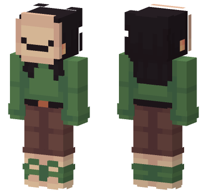 Green 10 Minecraft Bedrock skin